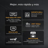 ASUS TUF Gaming X870-PRO WIFI7 W NEO AM5 ATX placa base, DDR5, ajus...