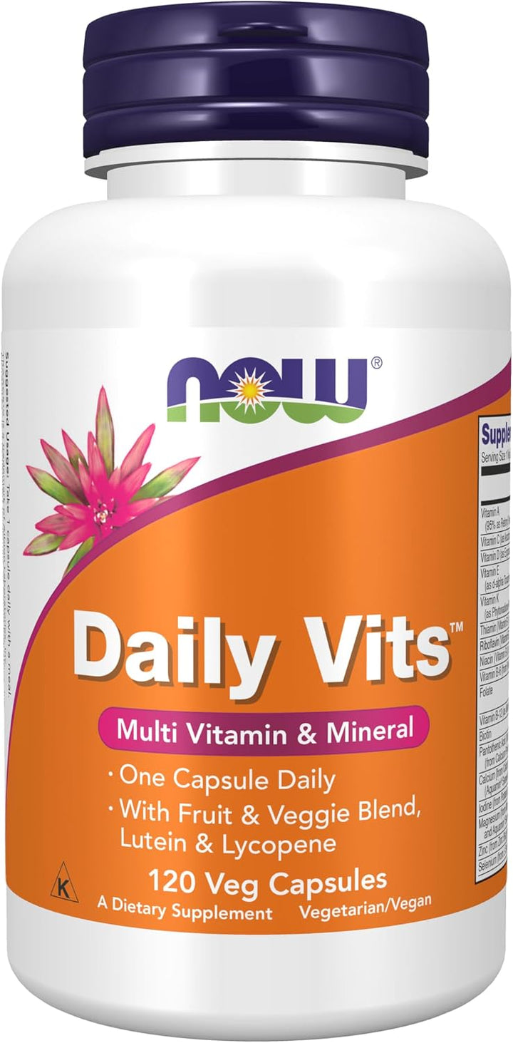 NOW Foods Suplementos, Daily Vits™ con mezcla de frutas y verduras,...