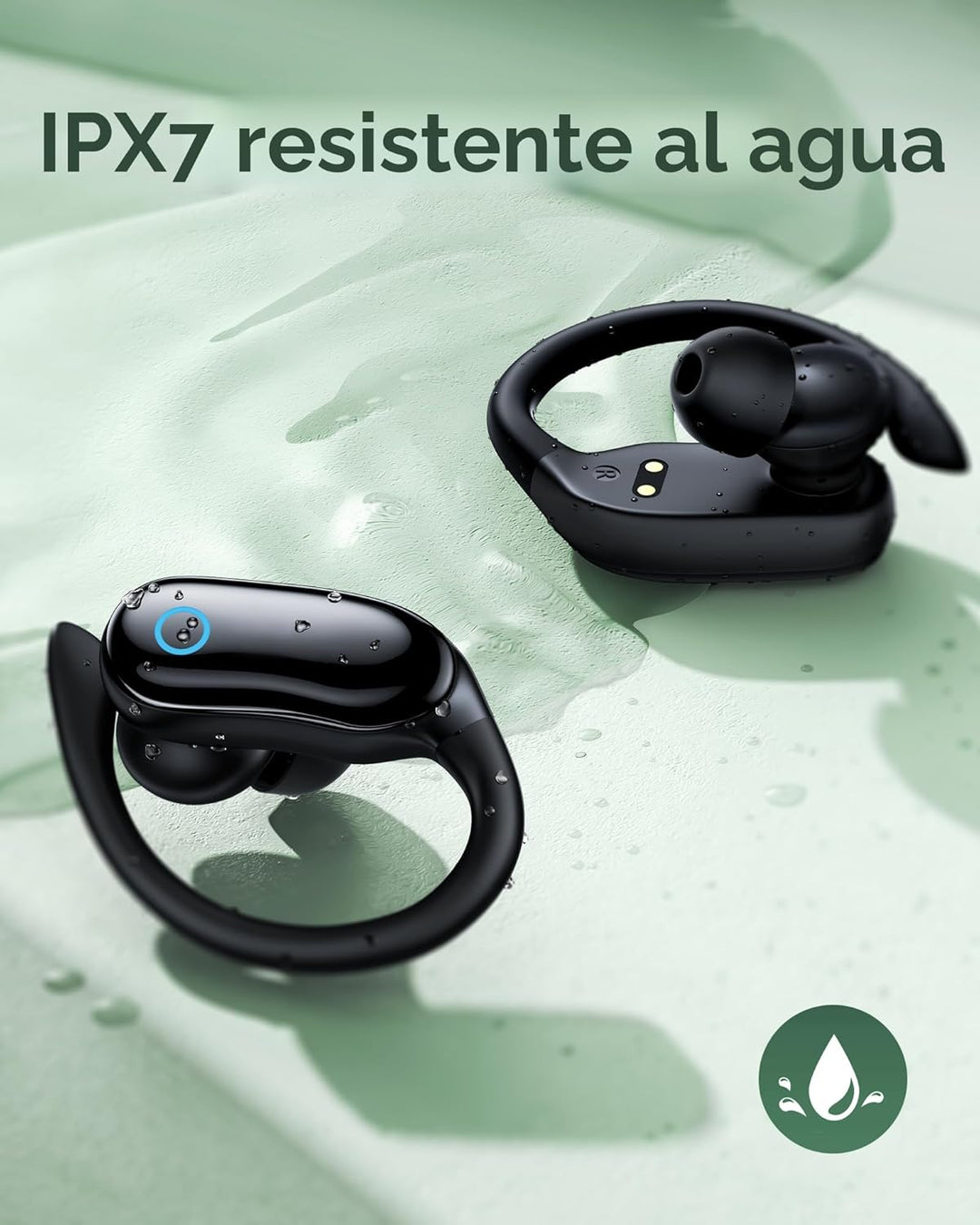 GNMN Auriculares inalámbricos con cancelación activa de ruido, repr...