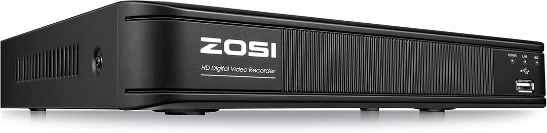 ZOSI H.265+ 8 Canales 5MP Lite 1080p CCTV DVR Grabadora Sin HDD, Ca...