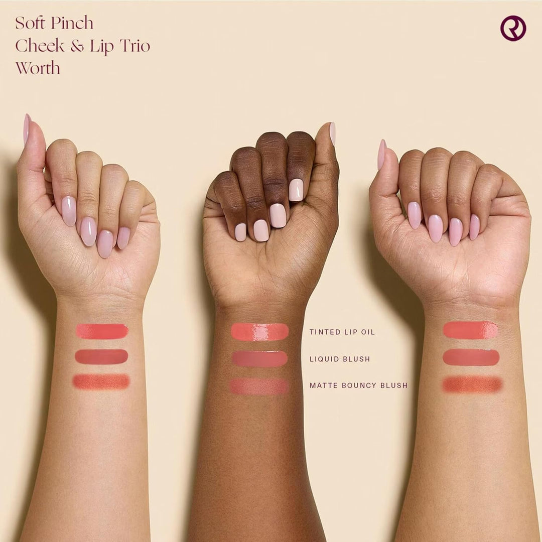 Rare Beauty Soft Pinch Cheek &amp; Lip Trio - Rubor mate, mini rubo...