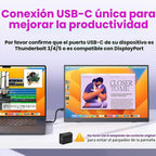 Upperizon Monitor portátil de 16 pulgadas 2K QHD 2560X1600 145% sRGB, 144Hz USB-C, 120Hz HDMI, monitor de viaje para laptop, MacBook, PC, Surface PS5 Xbox, pantalla externa con soporte y altavoz compatible con VESA