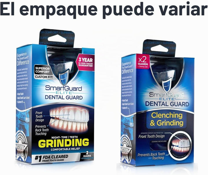 Protección dental SmartGuard Elite (2 protectores 1 estuche de viaj...