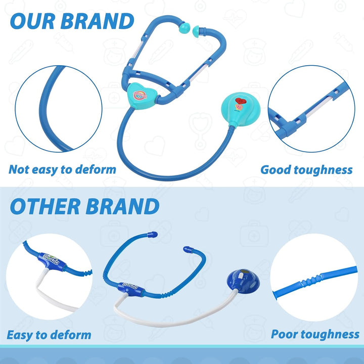 Liberry Kit de médico para niños pequeños de 2, 3, 4, 5 años