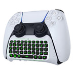 Teclado MoKo para controlador PS5 con retroiluminación verde
