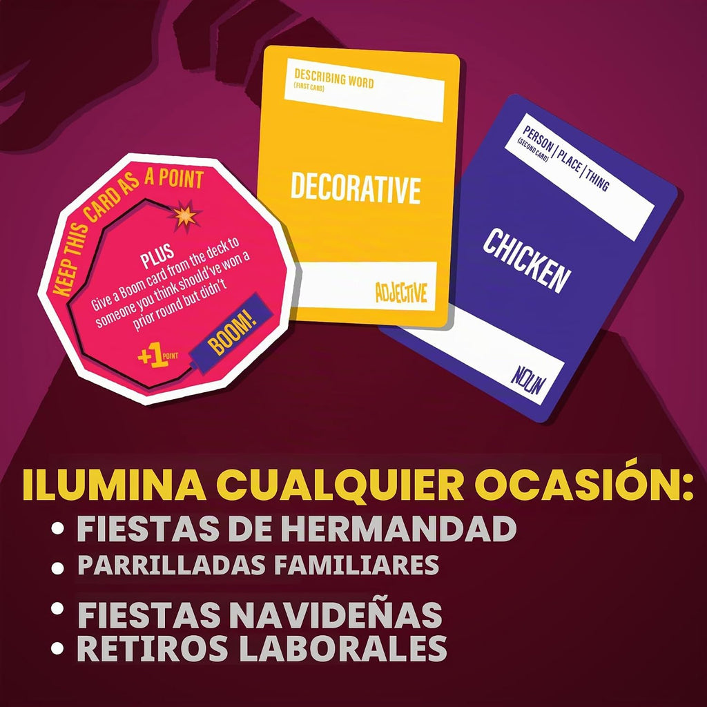 Doin' The Most - Pick, Pic, Boom!: Divertido juego de cartas de fiesta de espectáculo competitivo y conteo. Diversión para adolescentes, estudiantes universitarios, fiestas de oficina o noches de juegos familiares.