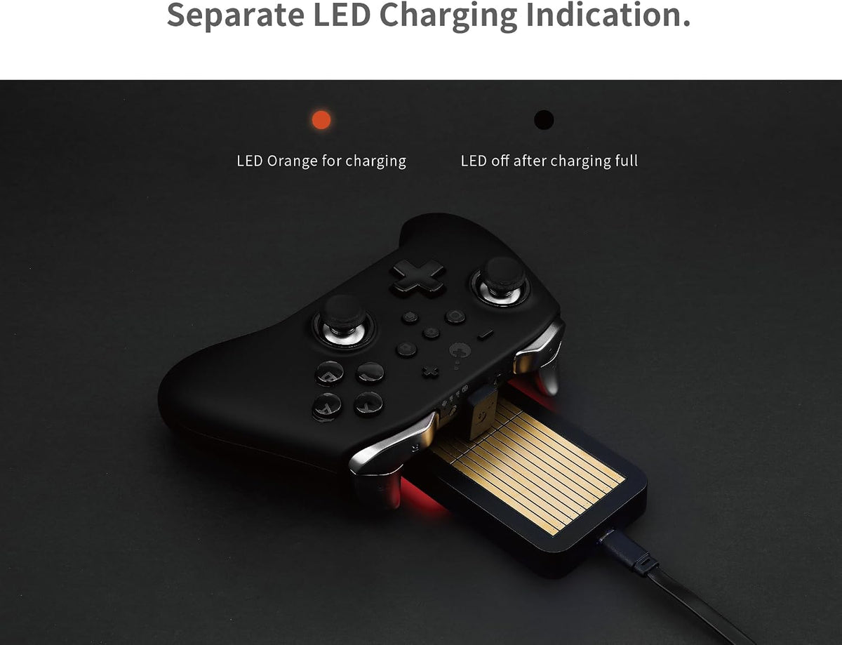GuliKit Estación de carga de controlador para PS 5, soporte de carga dual rápida con adaptador/cable/indicador LED, estación de acoplamiento de repuesto para kits de accesorios PS 5 y controlador GuliKit KK2/KK3
