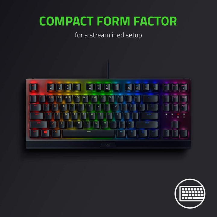 Razer BlackWidow V3 TKL Teclado mecánico para juegos: interruptores...