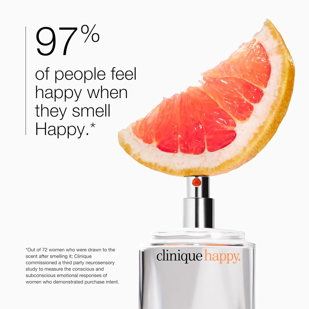 Clinique Happy Eau de Parfum Spray | Notas de pomelo, bergamota, fl...