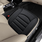 Cojín de espuma viscoelástica para asiento de automóvil con tela transpirable y gel antideslizante, ajuste universal para automóvil, camión, oficina, hogar, 19.6 x 18 x 1.2 pulgadas, color