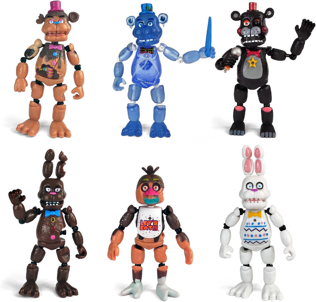 Toysvill Inspirado en Five Nights at Freddys | Colección Chocolate, Paquete de 6