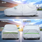 Funda Universal Completa para Automóvil de 6 Capas para Exteriores Engrosada para Todo Clima, Protector Solar, Impermeable, A Prueba de Nieve, A Prueba de Rayos UV, A Prueba de Rayones