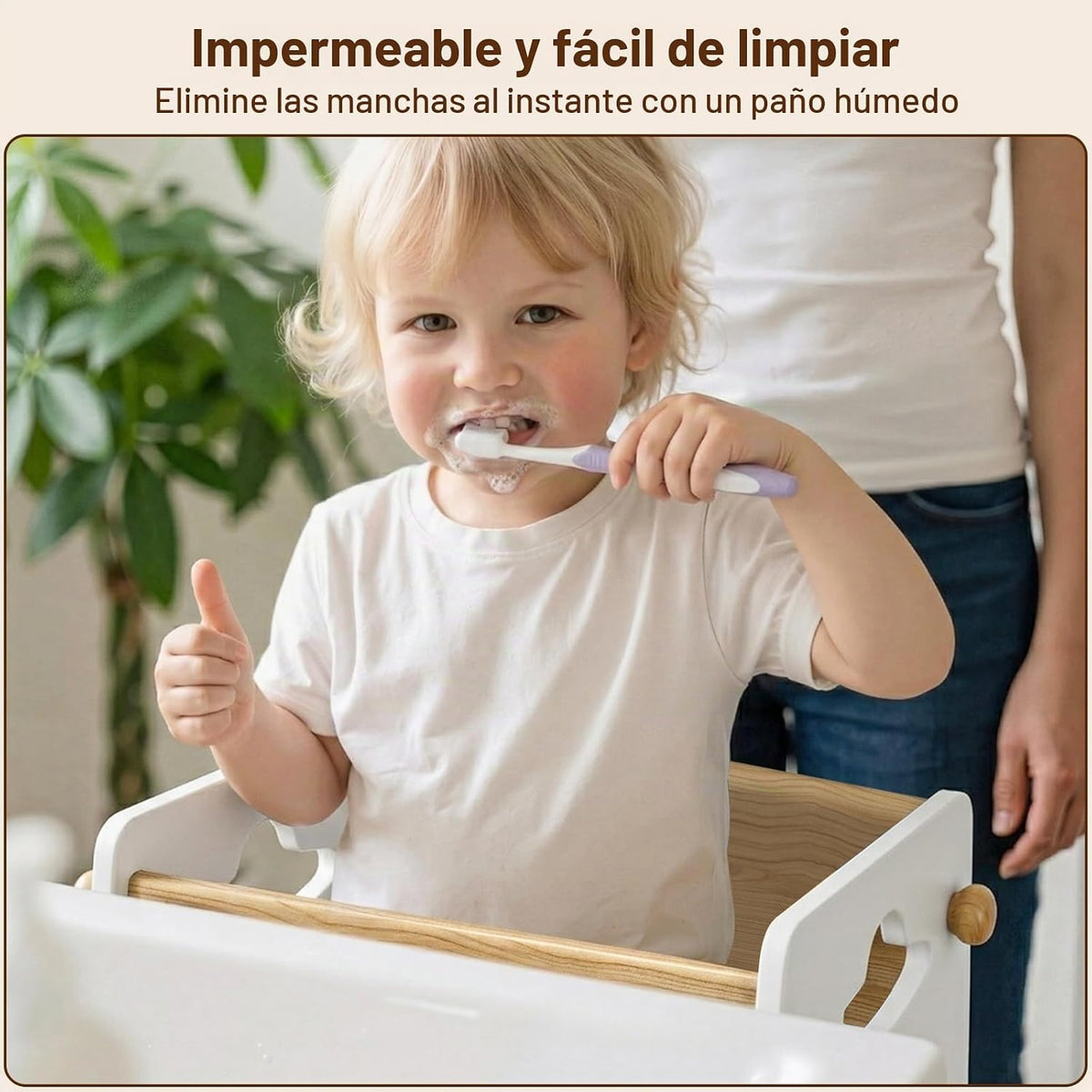 COSYLAND - Taburete de cocina de pie para niños pequeños
