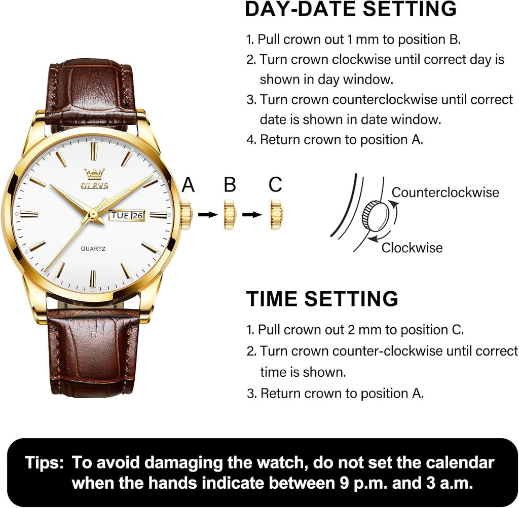 Reloj de cuero casual para hombre, fácil de leer, analógico de acero inoxidable de tres manecillas, para hombre, minimalista, fecha, impermeable, luminoso, reloj de pulsera de cuarzo para