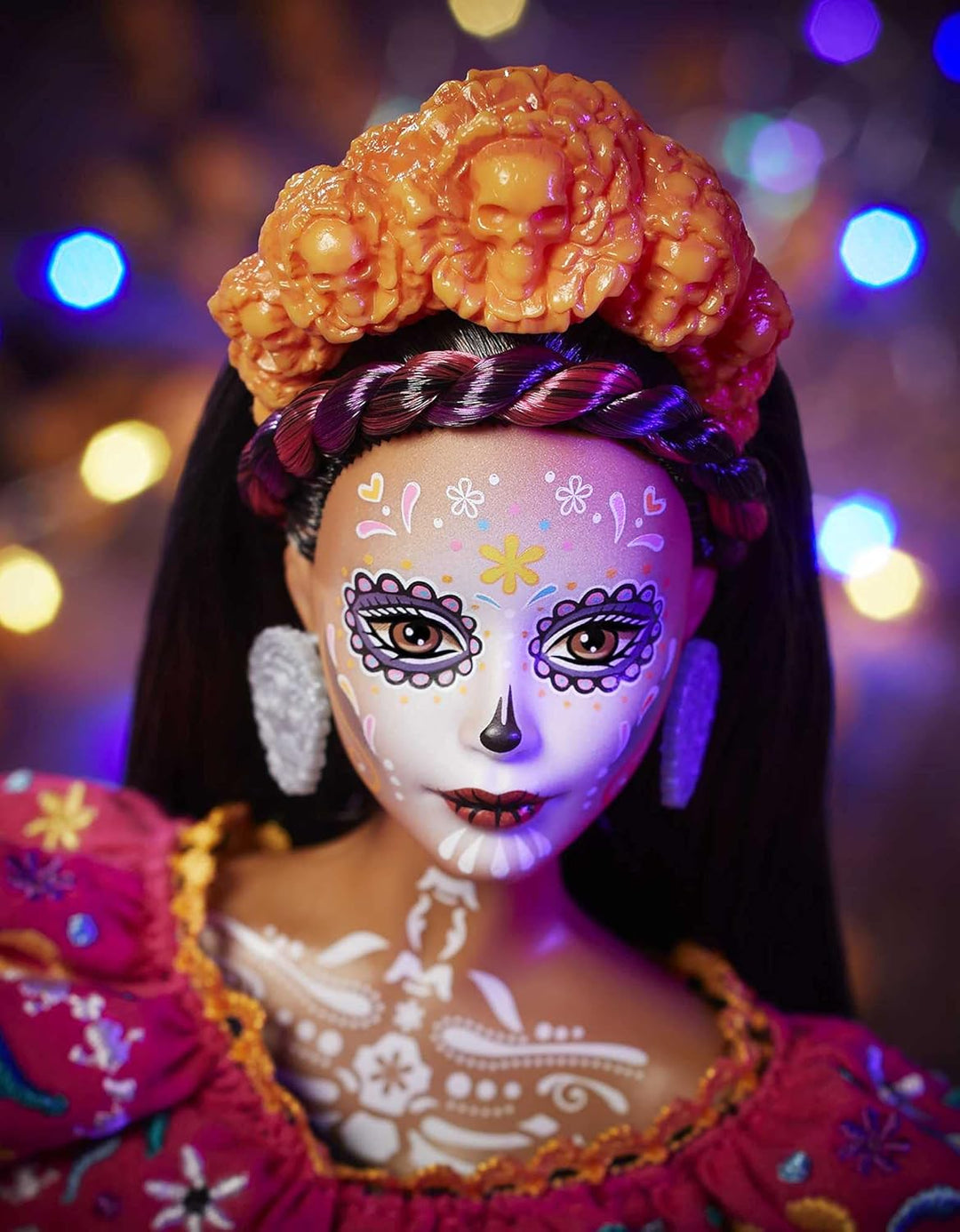 Barbie Muñeca Día De Los Muertos 2021 (11.5 pulgadas) con vestido b...
