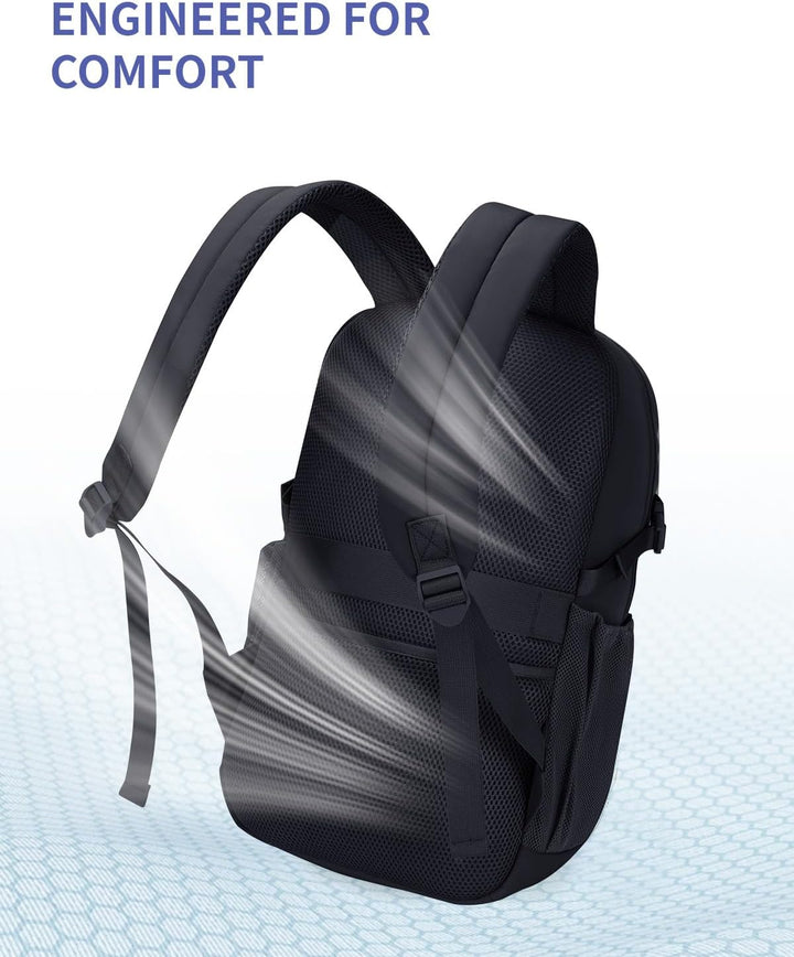 ECOHUB Mochilas para laptop de 17 pulgadas con compartimento para l...