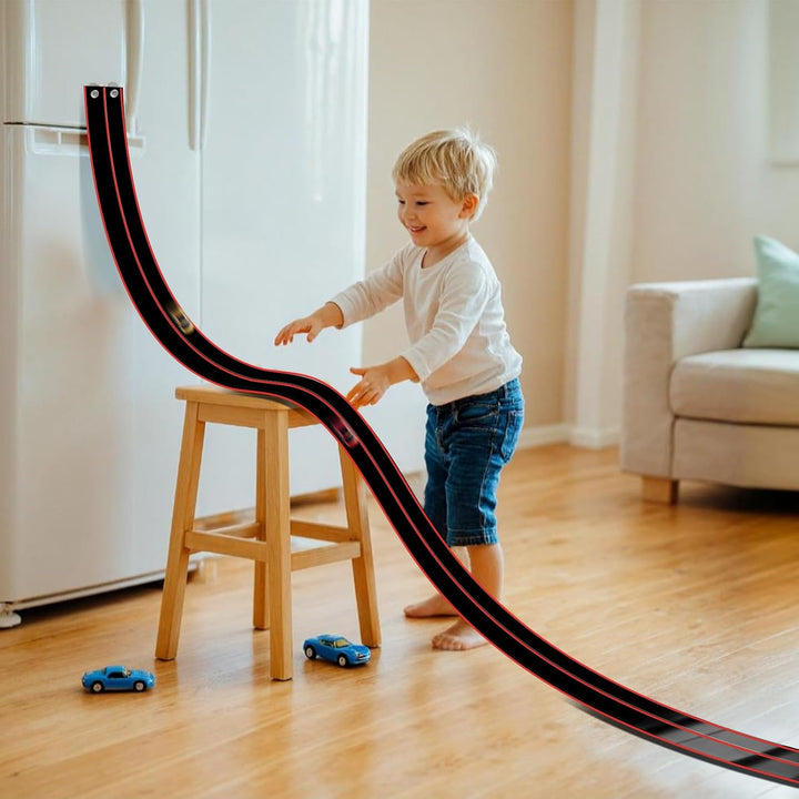 Flex Tracks - Juego de iniciación de 15 pies para niños, pista de r...
