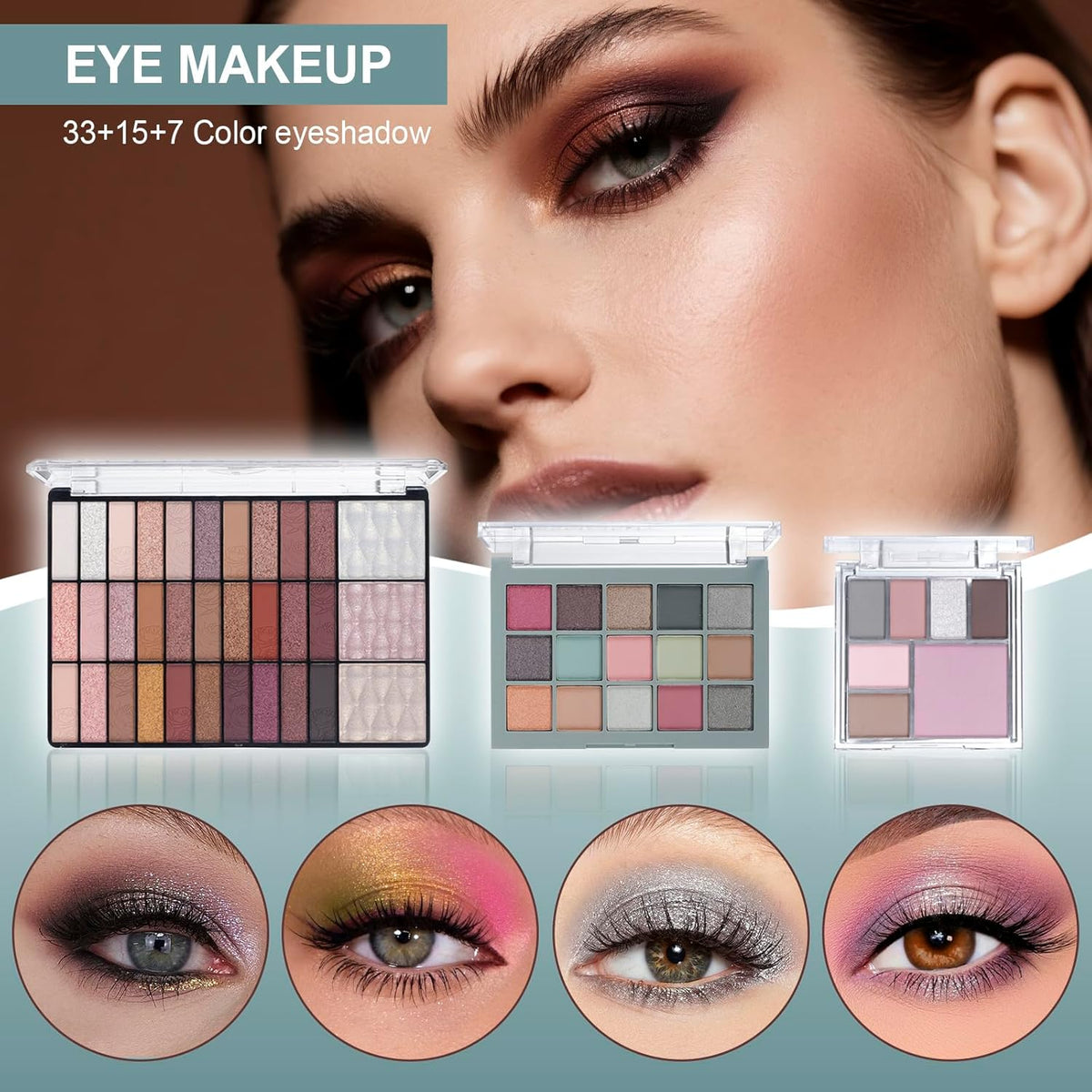 Kit completo de maquillaje todo en uno para mujeres, juego de regal...