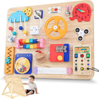 Tablero grande de actividades de 20 x 16 pulgadas, juguete sensorial de