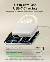 Belkin Banco de energía con cargador portátil de 10000 mAh y 45 W c...