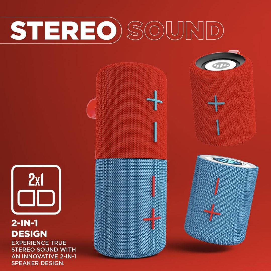 Stromberg - Mini altavoz Bluetooth portátil 2 en 1, potencia de 10...
