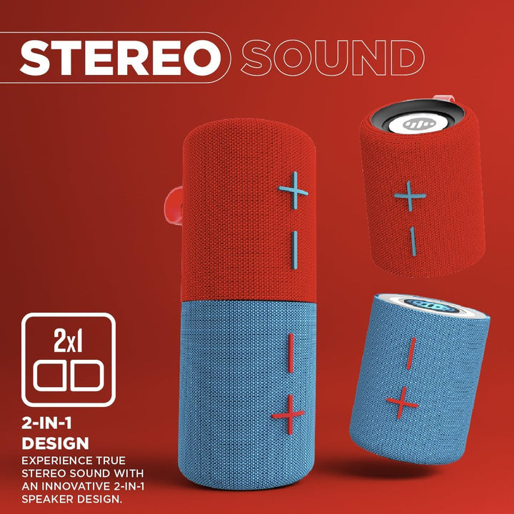 Stromberg - Mini altavoz Bluetooth portátil 2 en 1, potencia de 10...