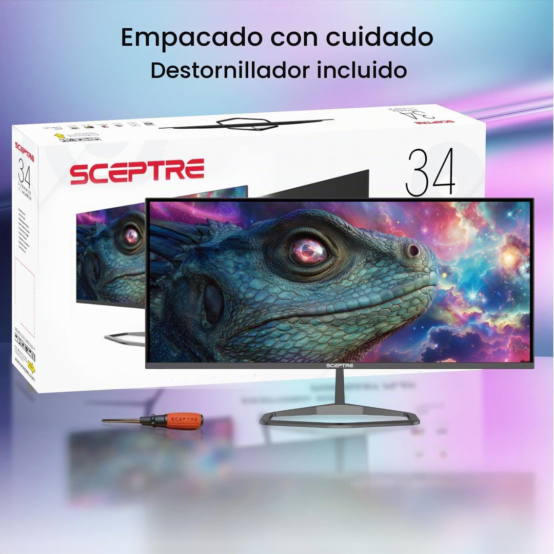 Sceptre - Monitor de juegos Prime de 34 pulgadas 3440 x 1440 hasta...