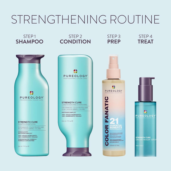 Pureology Acondicionador de curación de fuerza | Para cabello dañad...