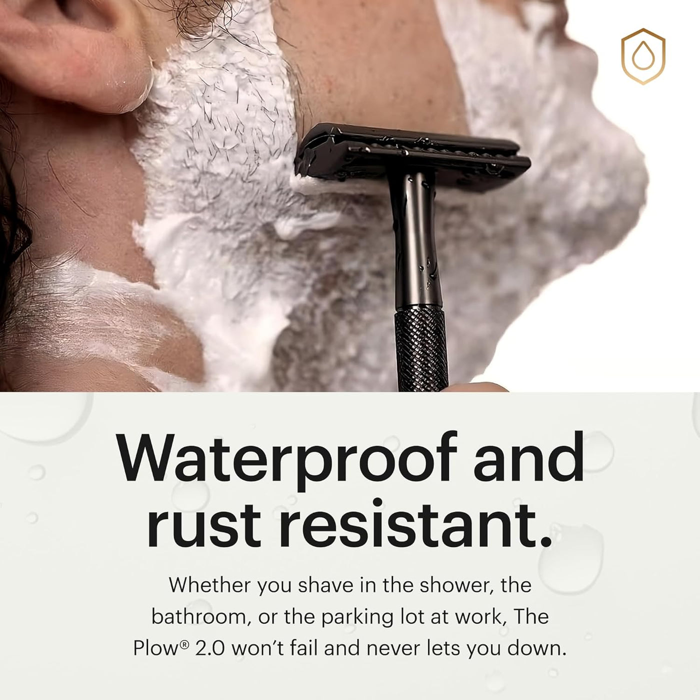MANSCAPED® The Plough® 2.0 Maquinilla de Afeitar de Seguridad Facia...