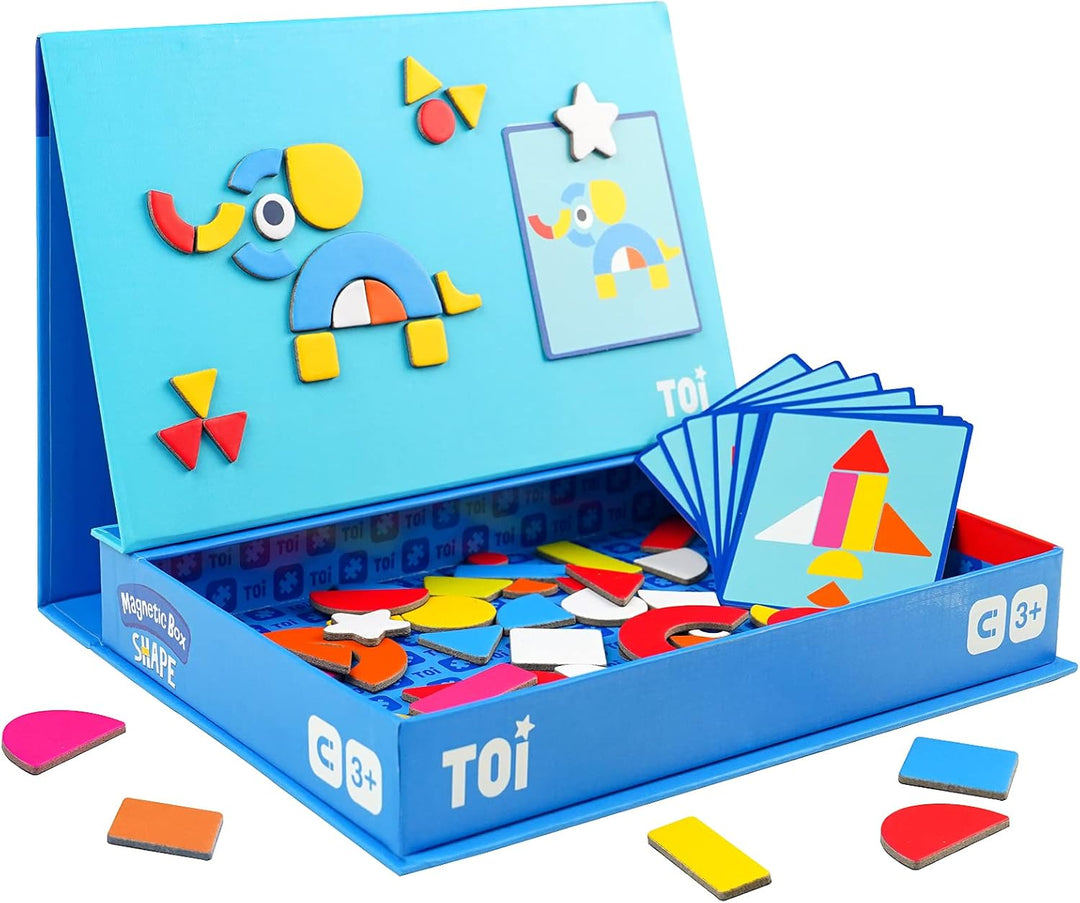 Toi Juguetes magnéticos para niños, cajas de rompecabezas magnética...