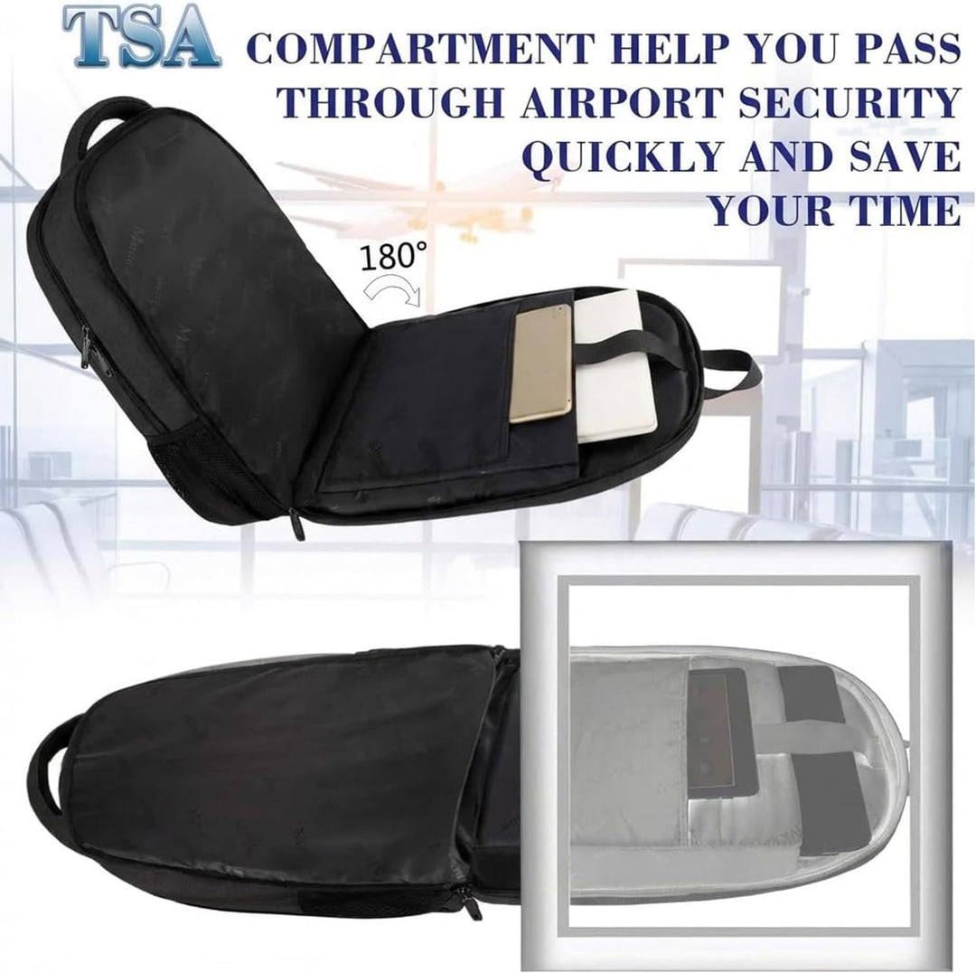 MATEIN Mochila de viaje extra grande, compatible con TSA, de 18.4 p...