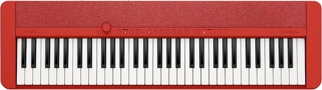 Casio Casiotone CT-S1 – Teclado retro sensible al tacto de 61 teclas | Diseño elegante y portátil para principiantes a profesionales | Piano de cola estéreo + 60 tonos AiX | Conectividad USB-MIDI |