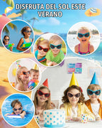Paquete de 24 lentes de sol para niños, regalos de fiesta para niños