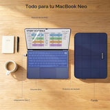 EooCoo Funda para MacBook Neo de 13 pulgadas modelo A3404 2026 con...
