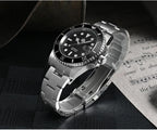 San Martin SN0017G-E - Reloj mecánico automático para hombre, 1.575 pulgadas, 20 bares, reloj de buceo, resistente al agua