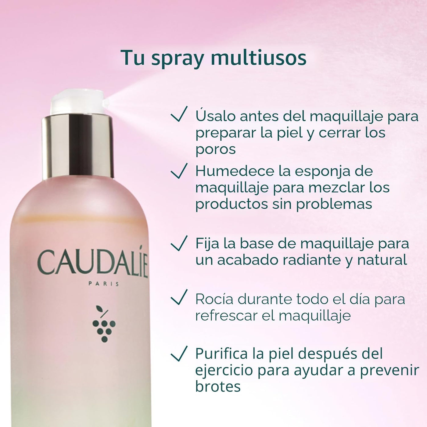 Caudalie Beauty Elixir Face Mist: Tónico que aprieta los poros + re...