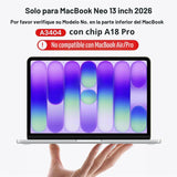 Soonjet Invisible Armor - Funda para MacBook Neo de 13 pulgadas 202...