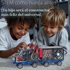 Little Pi Transformer Toys MegaBots - Azulejos magnéticos, robot