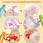 144 barras de pintura de témpera, palitos de pintura sólida lavables de 12