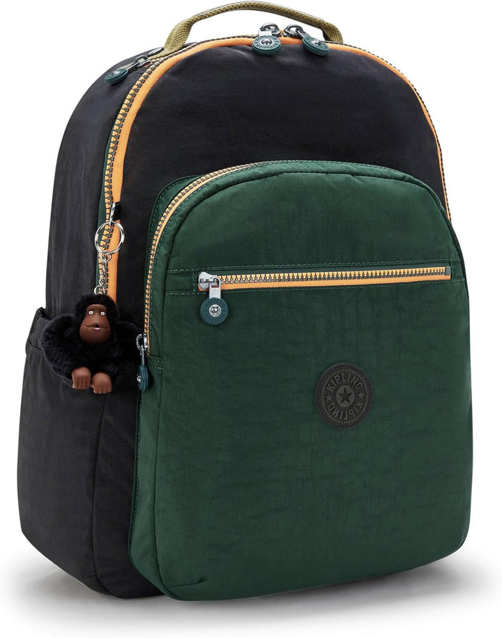 Kipling Mochila para portátil Seoul 15 para mujer, duradera, espaci...