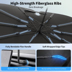 Parasol para parabrisas, 99% de bloqueo UV, revestimiento de hielo nano, 58