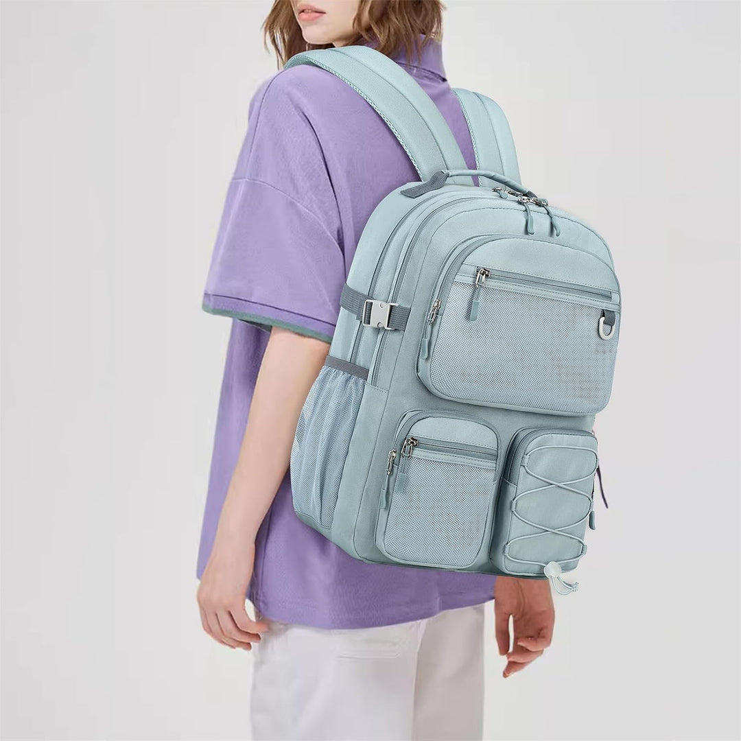 Lohol Mochila resistente al agua con múltiples bolsillos para viaje...