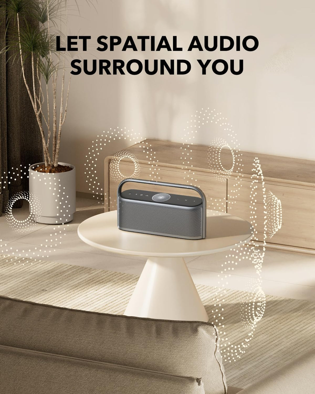 Parlante Bluetooth portátil Soundcore Motion X600 con audio espacia...