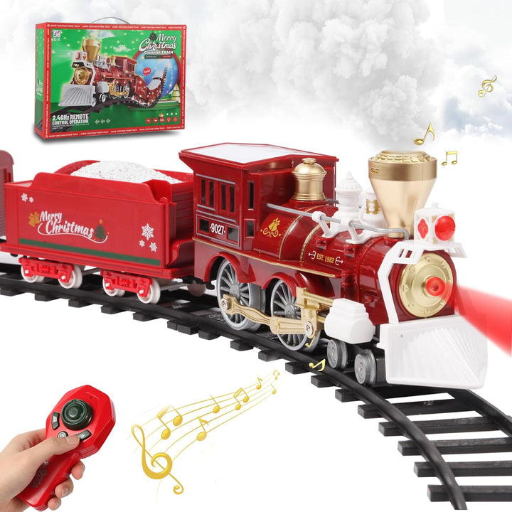 Juego de tren eléctrico juguete de tren con control remoto