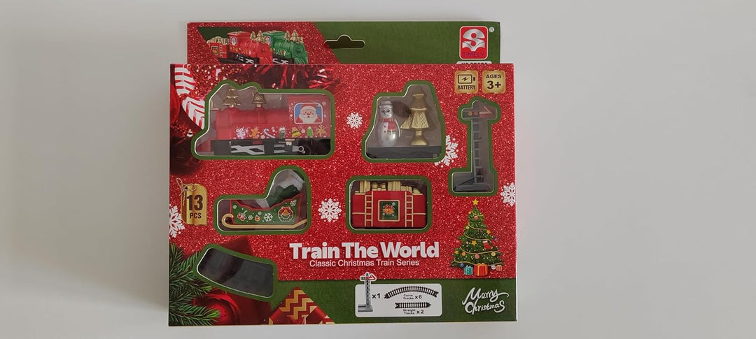 Serie de trenes navideños para niños pequeños de 3 a 5 4 a