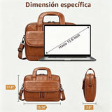 Taygeer Bolsa de cuero para laptop para hombre, maletín de negocios...