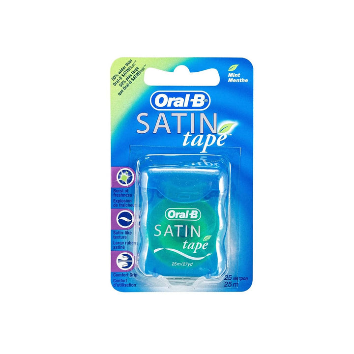 Oral-B Cinta de satén para hilo dental, sabor a menta, 1 unidad (pa...