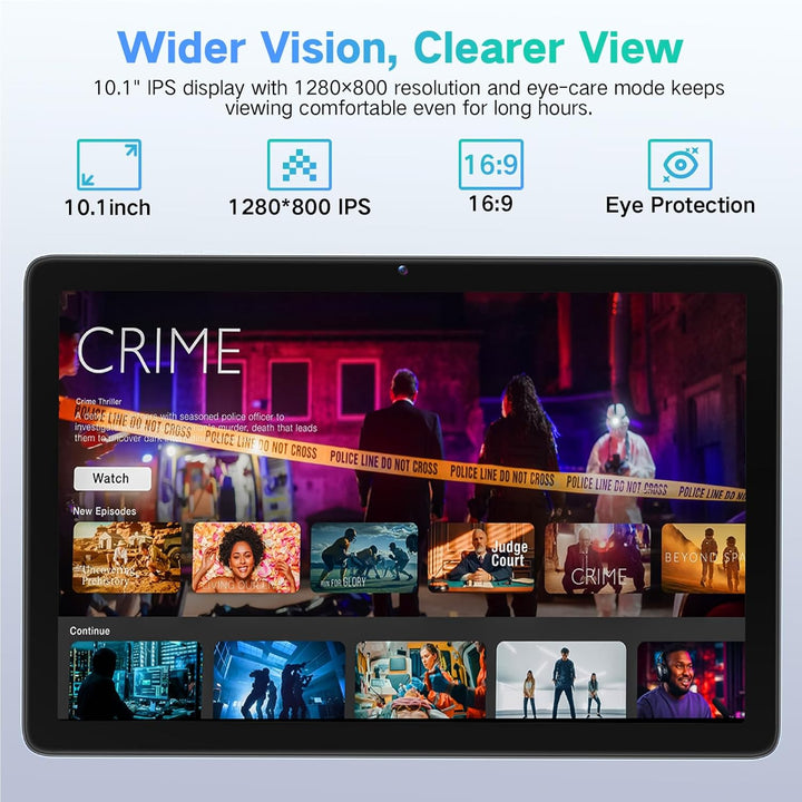 LECTRUS Tablet Android 15 de 10.1 pulgadas con Gemini AI, Octa-Core...