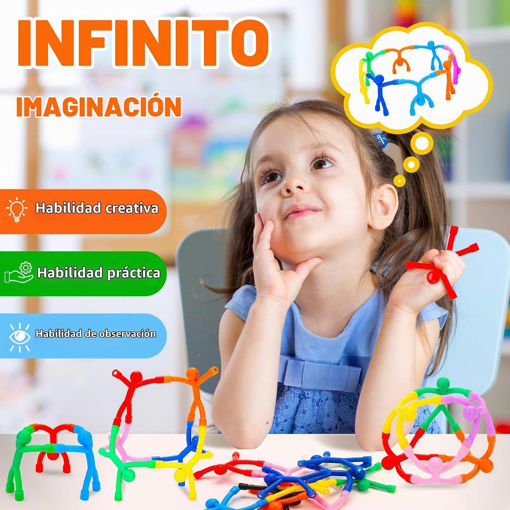 24 figuras magnéticas de personas para niños de 3 a 8 años de viaje