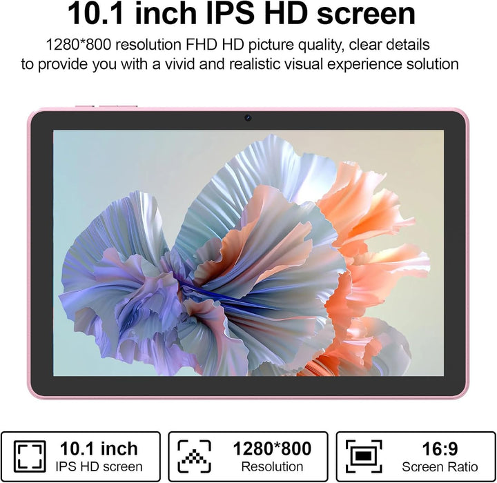 Nyxolaria Tablet Android 15.0 de 10.1 pulgadas, RAM 20 GB (4+16 exp...